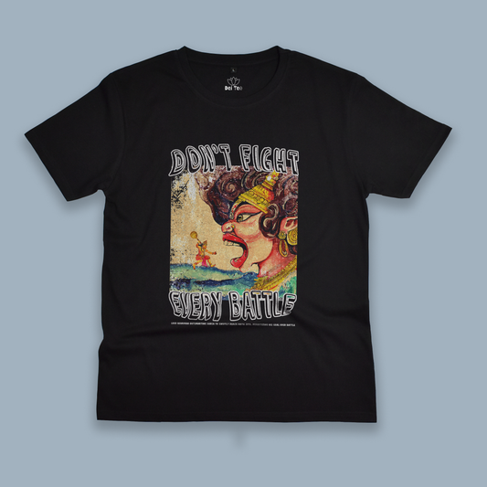 don't fight every battle hanuman tshirt