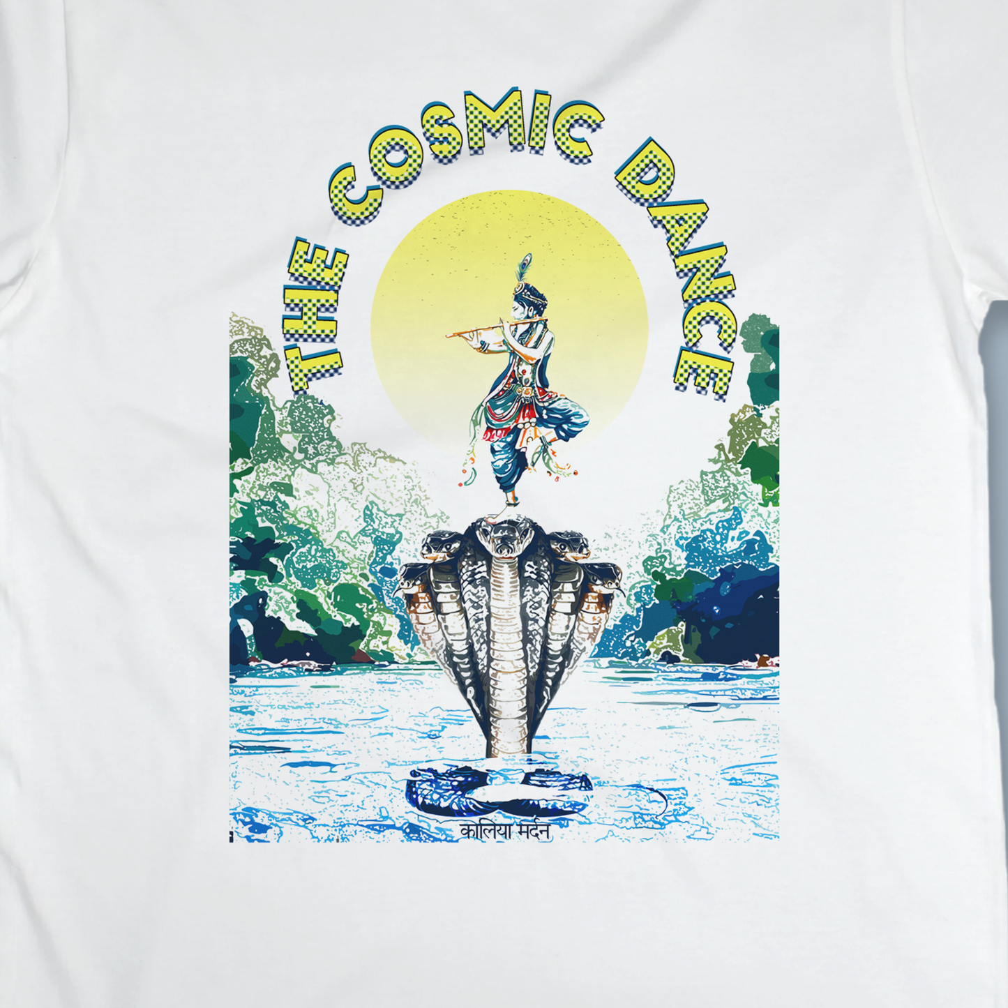 krishna dancing tshirt